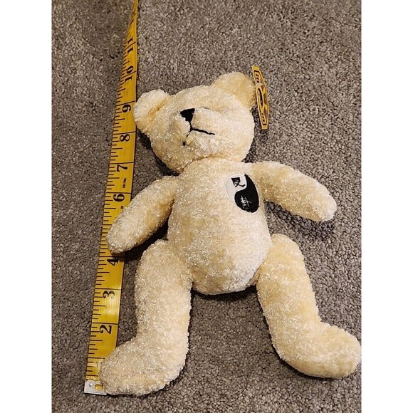 VINTAGE 9" FENG SHUI WHITE PLUSH BEAR W/ TAGS - Picture 7 of 8